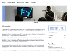Tablet Screenshot of institute-ny.org